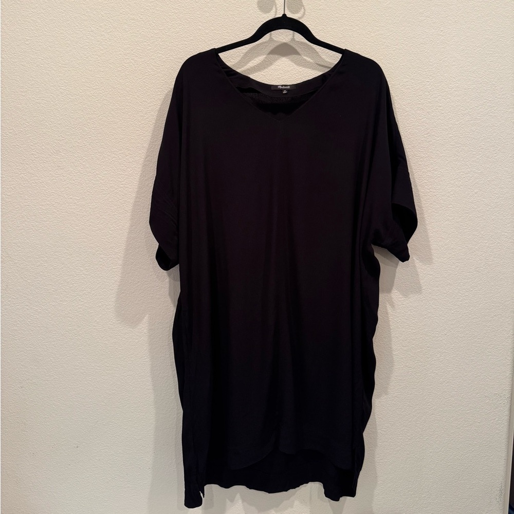 Madewell Black Relaxed Fit T-Shirt Dress